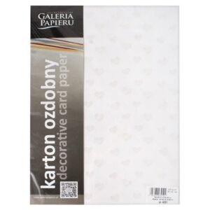 Dekoratiivpaber Small Hearts A4/20L 250gr valge