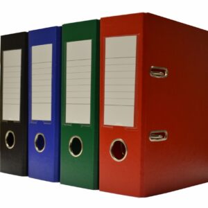 Registraator COLLEGE A5 7cm PP/PP punane