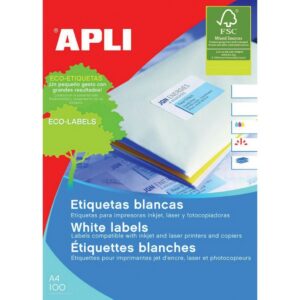 Etiketid Apli 1278 105x57mm A4/100L