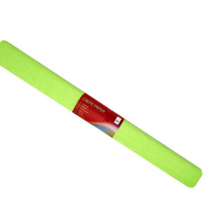 Krepp-paber College 50x250cm hele sidrunkollane