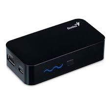 *Mobiilne Power Bank Genius ECO-U521 5200mAh, must