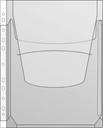 Kiletasku Prolexplast A/A4 känguru, köidetav, klapiga 102-05