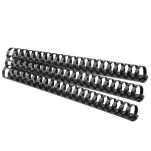 Köitespiraal Forpus 22mm, plastik, must