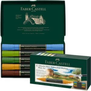 Akvarellimarker Faber-Castell Abrecht Dürer 5-värvi maastiku toonid