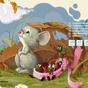 Joonistusplokk College A3/20L 120g