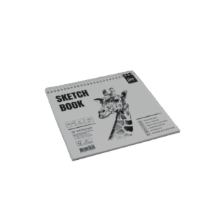 Joonistusplokk College 180x180mm/20l, plastpiraal päises, 170g/m2