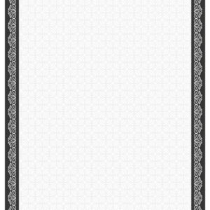 Diplomi põhjad College kartong A4/25, 170g/m2, must raam