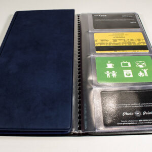 Visiitkaardimapp Prolexplast 96-le kaardile sinine