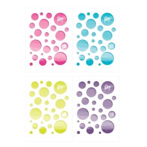 Kirjaplokk College Circles A4/50L/ 5x5ruut, liimköide ülal