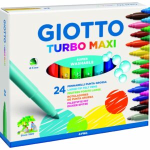 Viltpliiatsid Fila Giotto Turbo Maxi 24-värvi