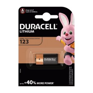 Patarei Duracell CR123A liitium