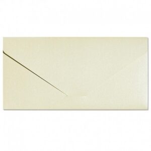 Ümbrik Galeri Papieru DL pearl cream 110x220mm , 220g/m2, 5tk/pk