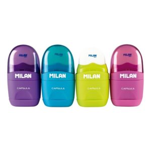 Pliiatsiteritaja+kustukumm Milan Capsule