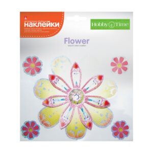 *Dekoratiivsed 3D kleepsud HobbyTime Lilled Nr1