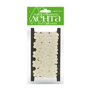 *Dekoratiivlint HobbyTime sädelevad lilled 2m tüüp 3