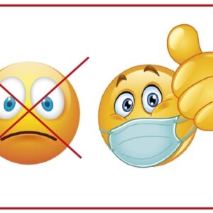 * Kleebis Sisene maskiga 210x297mm