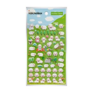 *Dekoratiivsed 3D kleepsud HobbyTime loomad nr2 8 valikut